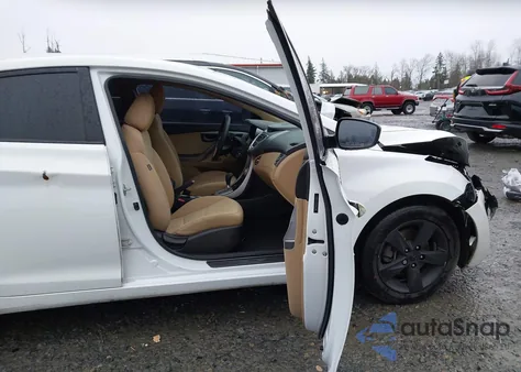 2012 Hyundai Elantra Gls z USA, uszkodzony, nr VIN 5NPDH4AE5CH106303